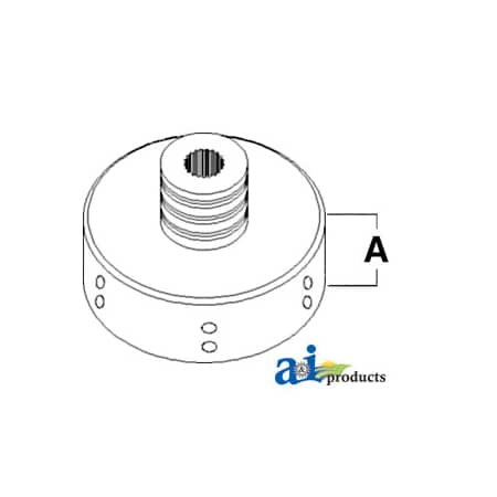 A & I Products Housing, PTO Clutch 6" x6" x4" A-E0NNN707AA